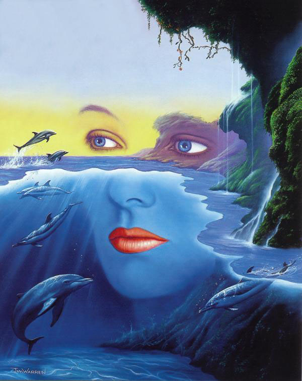 surreal painting by jim warren